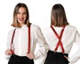 Atosa Fiesta Tirantes Rojos Lentejuelas Para Disfraz Unisex