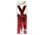 Atosa Fiesta Tirantes Rojos Lentejuelas Para Disfraz Unisex