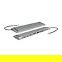 LogiLink UA0373 Estación de Conexión USB-C 11 en 1 PD 100W Plata