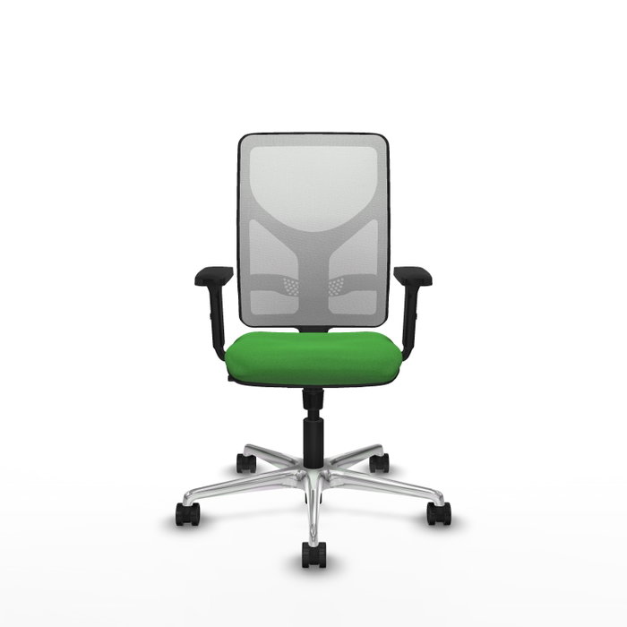 PIQUERAS Y CRESPO Silla de oficina Motilla con mecanismo Sincro, Tela Verde y Malla Blanca PIQUERAS Y CRESPO Silla de oficina Motilla con mecanismo Sincro, Tela Verde y Malla Blanca