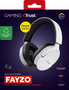 Trust GXT 491 Fayzo Auriculares Gaming Inalámbricos Blancos