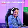 Trust GXT 491 Fayzo Auriculares Gaming Inalámbricos Blancos