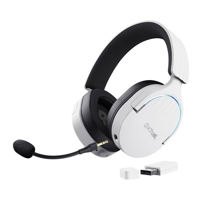 Trust GXT 491 Fayzo Auriculares Gaming Inalámbricos Blancos