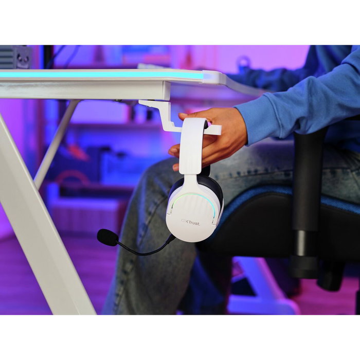 Trust GXT 491 Fayzo Auriculares Gaming Inalámbricos Blancos