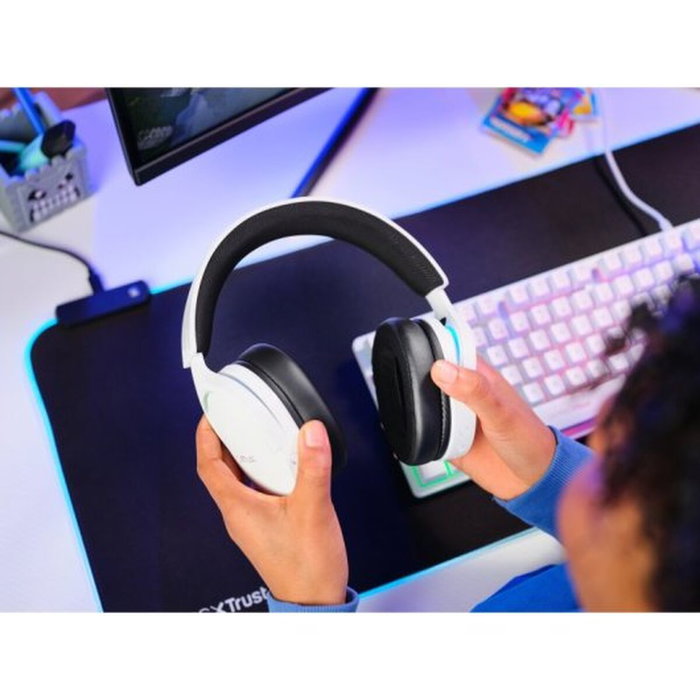 Trust GXT 491 Fayzo Auriculares Gaming Inalámbricos Blancos