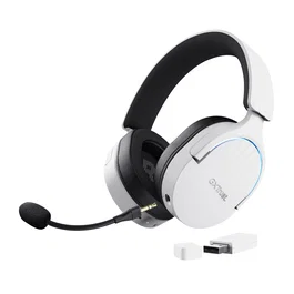 Auriculares gaming inalÁmbricos con micrÓfono trust gaming gxt 491 fayzo bluetooth jack 3.5 blancos