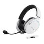 Trust Auriculares Gaming Inalámbricos GXT 491 FAYZO Diadema Dual USB-C/Bluetooth/3.5mm Sonido 7.1 Virtual Micrófono Desmontable con Cancelación de Ruido Blanco y Negro