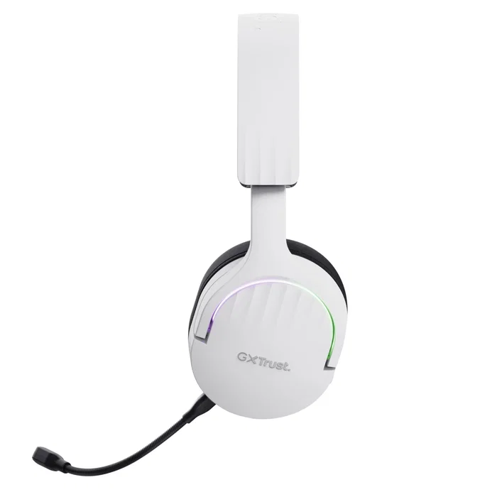 Trust Auriculares Gaming Inalámbricos GXT 491 FAYZO Diadema Dual USB-C/Bluetooth/3.5mm Sonido 7.1 Virtual Micrófono Desmontable con Cancelación de Ruido Blanco y Negro