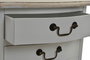 DKD Home Decor Mesita de Noche Versalles3 Madera Blanco Natural