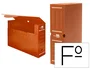 Liderpapel Caja Archivo Definitivo Plástico Marrón 360x100x260 mm