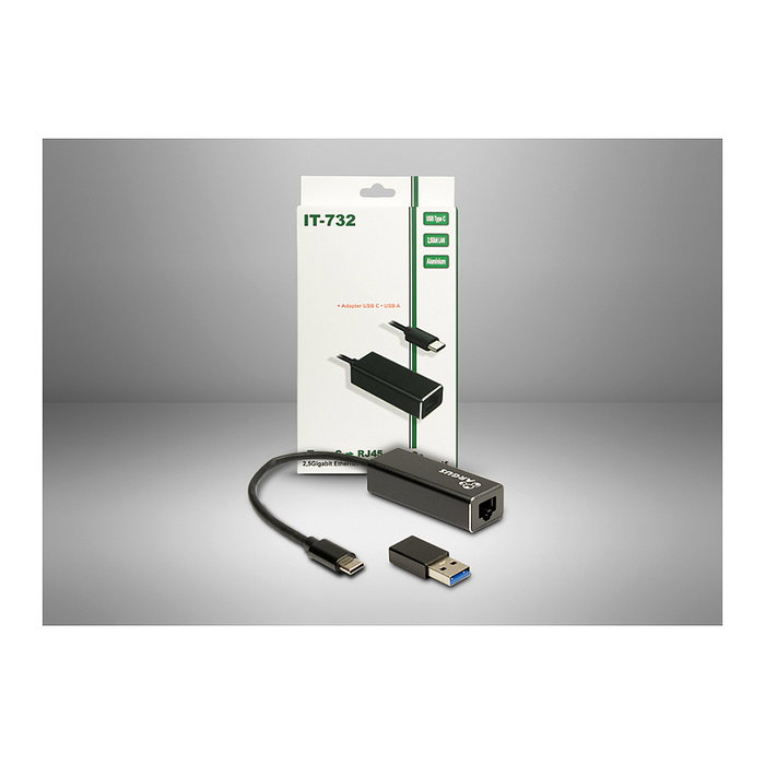 Inter-Tech Adaptador LAN Argus IT-732 USB-C Gigabit Ethernet Inter-Tech Adaptador LAN Argus IT-732 USB-C Gigabit Ethernet