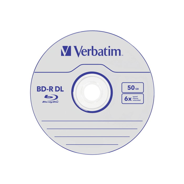 Verbatim BD-R Blu-Ray 50GB 6x Pack de 10