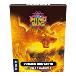 Devir Mindbug Primer Contacto - Expansión de Juego de Cartas de Richard Garfield para 2 Jugadores | 28 Nuevas Criaturas | Castellano