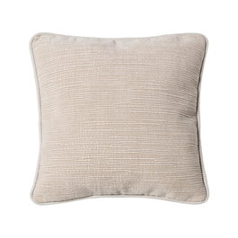 Cojín Beige Poliester 43 X 43 cm (Set de 2)