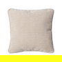 Cojín Beige Poliester 43 X 43 cm (Set de 2)