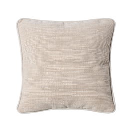 Cojín Beige Poliester 43 X 43 cm (Set de 2)