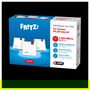 AVM FRITZ!Mesh Set 1600 3-Pack - Sistema de Malla Wi-Fi 6, Doble Banda (2.4 GHz / 5 GHz), 3 Dispositivos, Rojo/Blanco