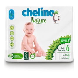 Chelino Pañal Infantil Nature Talla 6 (17-28 Kg) 27 Unidades