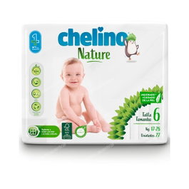 CHELINO Pañales Nature Talla 6 (17-28 kg) 27un
