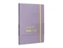 Antartik Cuaderno A5 Tapa Blanda Hojas Lisas Morado y Amarillo, 80 Hojas, 80 gr FSC