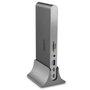 Lindy DST-Pro 5K XT Dock USB-C, Estación de Acoplamiento 100W PD, Plata