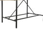 DKD Home Decor Mesa de Centro Marrón, Negro y Dorado con Mármol