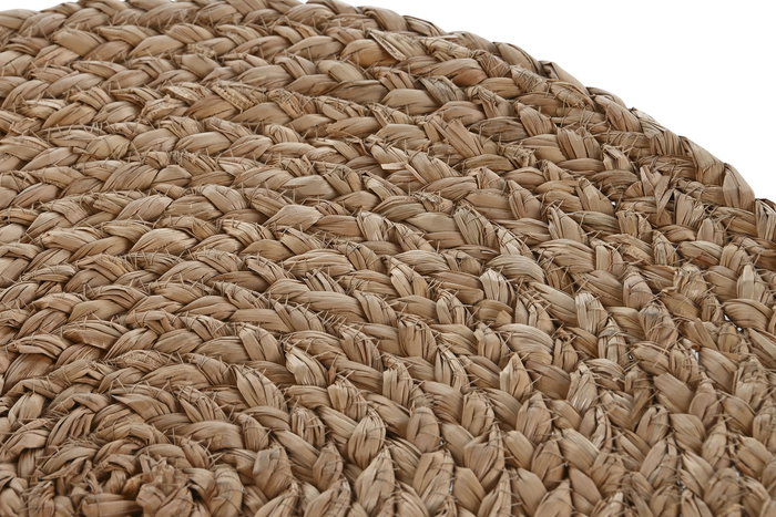 DKD Home Decor Individuales Básicos Seagrass Natural 36 x 36 x 1 cm (12 Unidades) Hecho a Mano