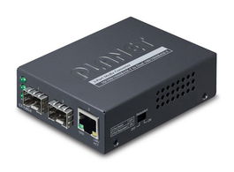 Planet GT-1205A Convertidor de Medios Gigabit 10/100/1000BASE-T a Dual 100/1000BASE-X SFP