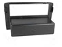 ACV Bastidor de montaje de radio para Fiat Idea y Lancia Musa, 2 ISO, negro