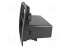 ACV Bastidor de montaje de radio para Fiat Idea y Lancia Musa, 2 ISO, negro