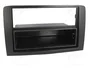 ACV Bastidor de montaje de radio para Fiat Idea y Lancia Musa, 2 ISO, negro