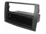 ACV Bastidor de montaje de radio para Fiat Idea y Lancia Musa, 2 ISO, negro