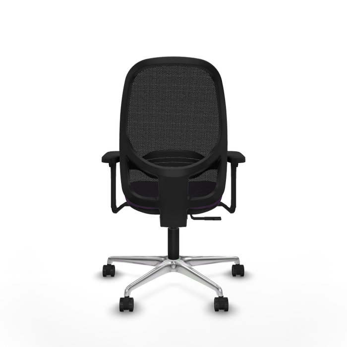 PIQUERAS Y CRESPO Silla de oficina Cilanco con mecanismo Sincro, Morado y Negro