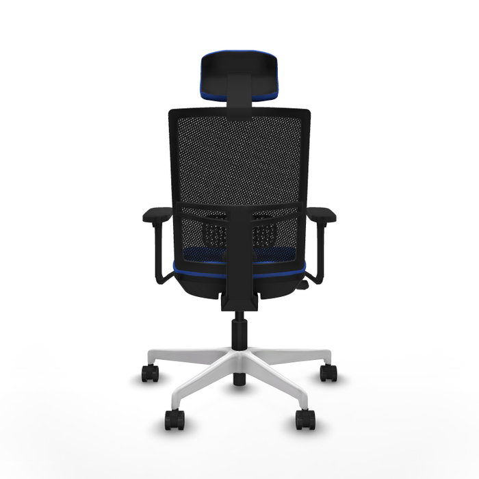 PIQUERAS Y CRESPO Silla de oficina Yunquera con mecanismo Sincro/Traslack, Azul y Negro PIQUERAS Y CRESPO Silla de oficina Yunquera con mecanismo Sincro/Traslack, Azul y Negro