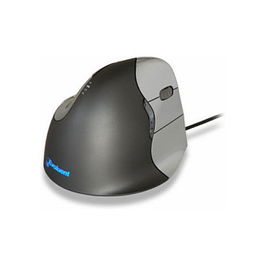 Evoluent VerticalMouse 4 Ratón Ergonómico Vertical para Mano Derecha, 6 Botones, Cableado USB