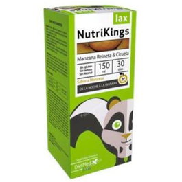 DIETMED Nutrikings Lax 150Ml Complemento Alimenticio Bebés Niños Manzana Ciruela Ruibarbo Estreñimiento