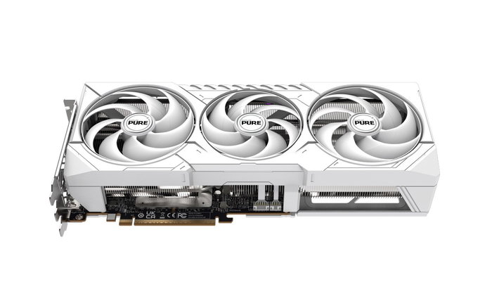 Sapphire RX 9070 XT Pure Radeon OC 16GB GDDR6 Blanco