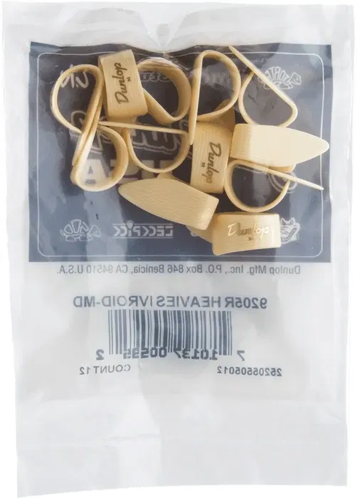 Dunlop Púa Pulgar Hueso Medium (Pack De 12) Dunlop Púa Pulgar Hueso Medium (Pack De 12)