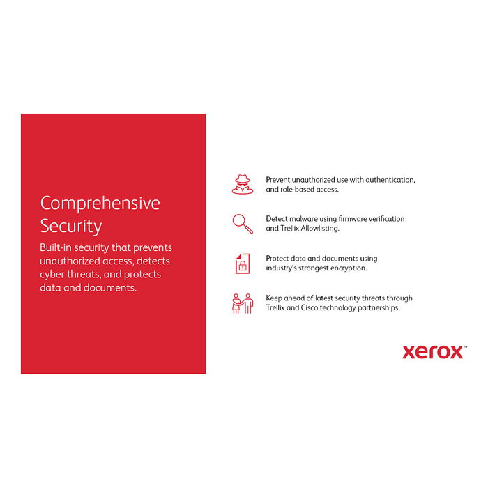 Xerox Impresora Láser Monocromo VersaLink B620V_DN, 61 ppm, Duplex Automático, Gigabit Ethernet, Pantalla Táctil 5"