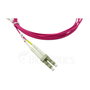 BlueOptics Cable de fibra óptica LC/LC OM4 multimodo 2m Magenta