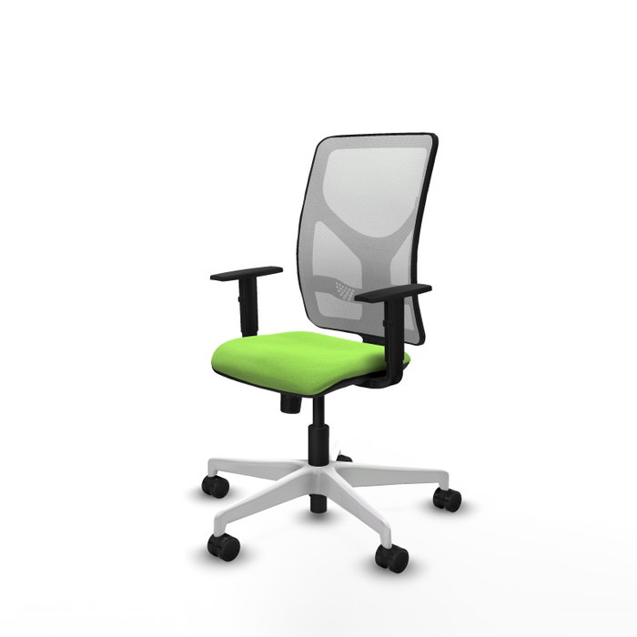 PIQUERAS Y CRESPO Silla de oficina Motilla con mecanismo Sincro, Pistacho y Blanco PIQUERAS Y CRESPO Silla de oficina Motilla con mecanismo Sincro, Pistacho y Blanco