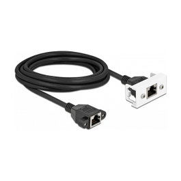 DeLOCK Cable de extensión de red Cat.6a S/FTP RJ45 3 m