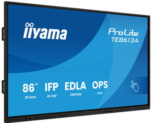 iiyama ProLite TE8613A-B3AG Pantalla Interactiva 85.6 4K UHD IPS Black iiyama ProLite TE8613A-B3AG Pantalla Interactiva 85.6 4K UHD IPS Black