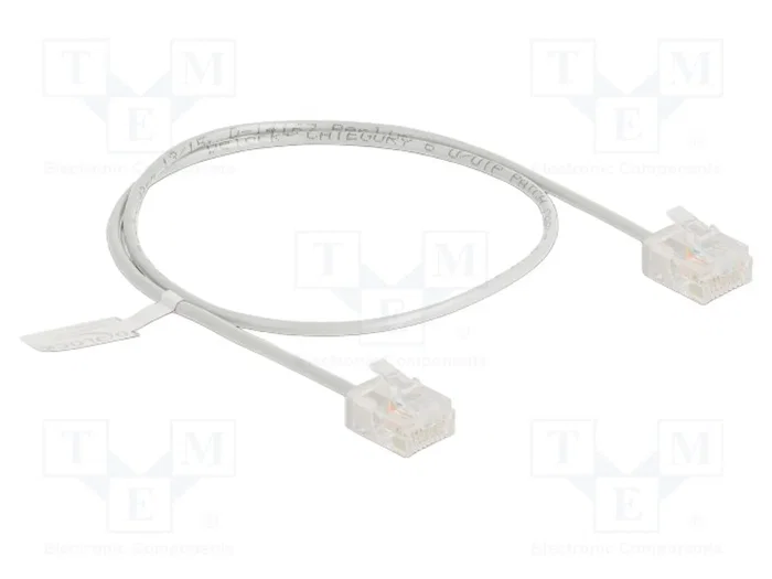 DeLOCK Cable de red Cat.6 UTP Ultra Slim 0,5 m Gris DeLOCK Cable de red Cat.6 UTP Ultra Slim 0,5 m Gris