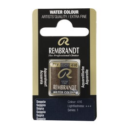 Rembrandt Acuarela Pastilla Sepia