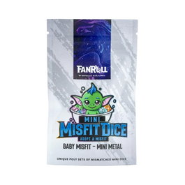 FanRoll Misfit Adopt a Misfit Mini Pack de Dados Blind Bag Baby Misfit - Mini Metal Surtido (12)