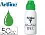 Artline Tinta para Tampon Verde Bote 50 cc