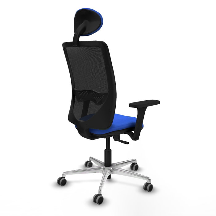 PIQUERAS Y CRESPO Silla de oficina Zulema con mecanismo Sincro, Azul y Negro PIQUERAS Y CRESPO Silla de oficina Zulema con mecanismo Sincro, Azul y Negro