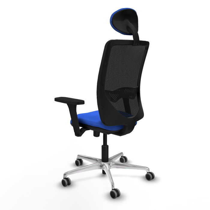 PIQUERAS Y CRESPO Silla de oficina Zulema con mecanismo Sincro, Azul y Negro PIQUERAS Y CRESPO Silla de oficina Zulema con mecanismo Sincro, Azul y Negro