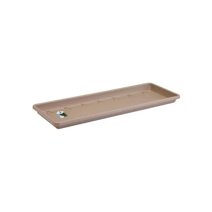 Elho Barcelona Balconniere 50 taupe Platillo para balcón, Ø 45 cm, Alto 15.7 cm Elho Barcelona Balconniere 50 taupe Platillo para balcón, Ø 45 cm, Alto 15.7 cm